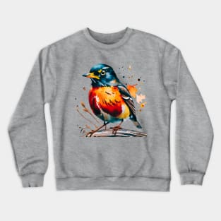 American Robin: Nature's Spring Messenger! Crewneck Sweatshirt